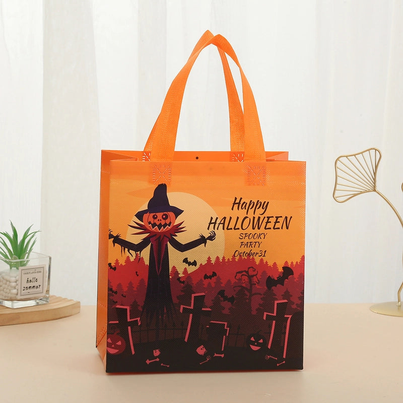 Halloween Minimalist Classic Style Pumpkin Letter Nonwoven Party Festival Gift Wrapping Supplies