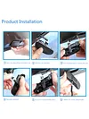 2pcs Canopy Water Nozzle Replacement ABS Windshield Washer for Audi A6 Rs6 S7 A7
