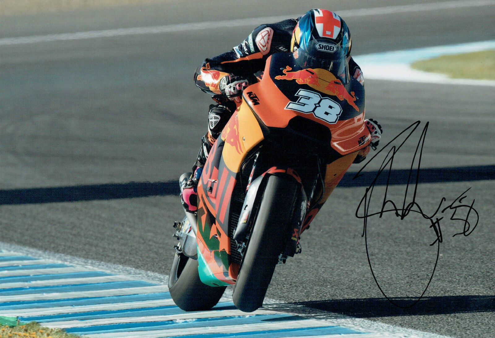 Bradley SMITH Signed 2017 Photo Poster painting 2 AFTAL Autograph COA MOTOGP KTR Rider