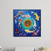 5D DIY Vollrundbohrer teilweise ab Diamond Painting Koi Kit Kunst Dekor 45x45cm