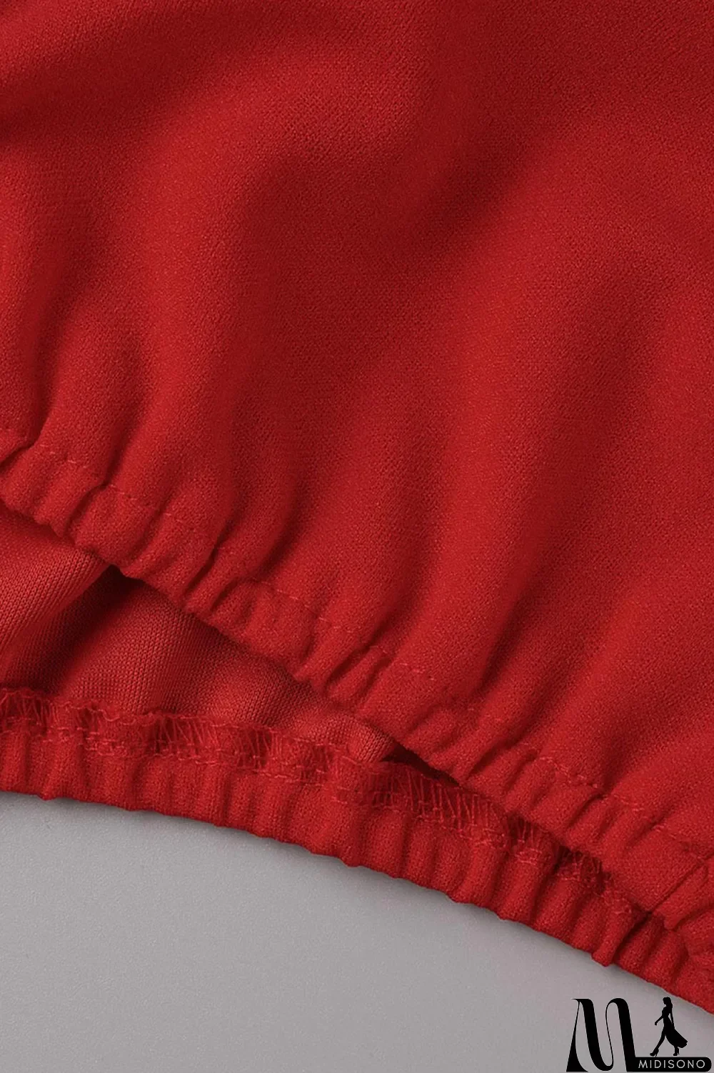 MidiSono - Yellow Casual Solid Patchwork Flounce V Neck Short Sleeve Two Pieces