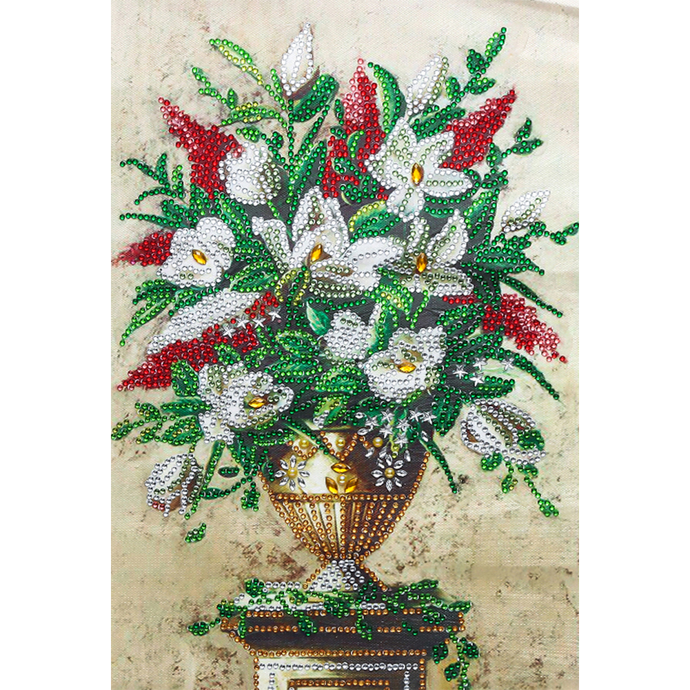 

Flower - Crystal Special Shaped Diamond Painting - 30*40CM, 501 Original