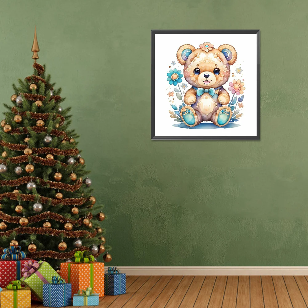Full Round Diamond Painting 30*30cm - Bear