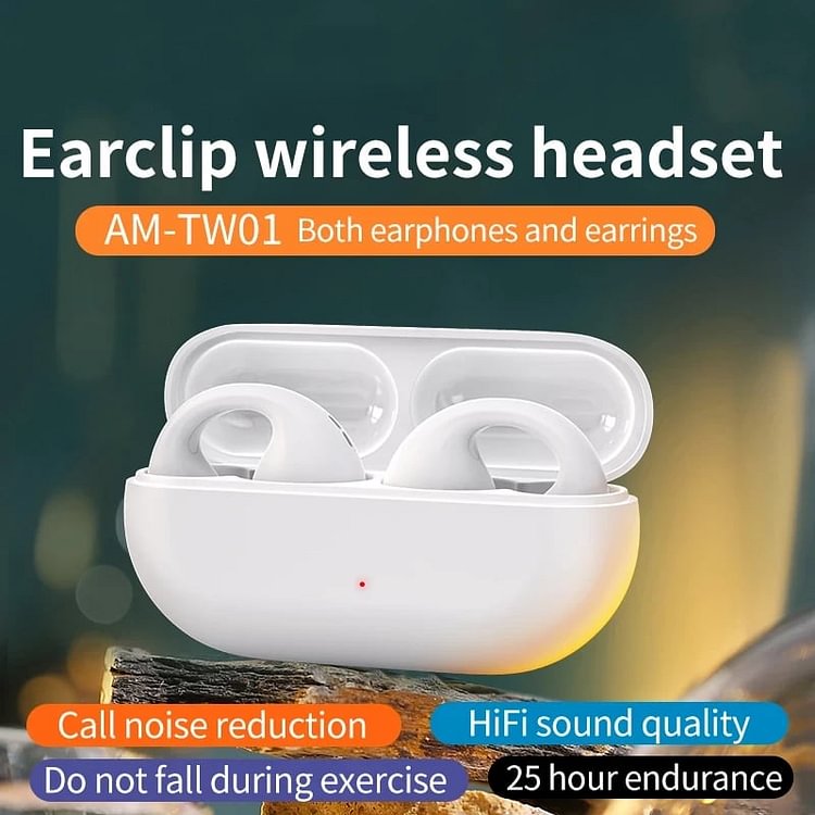 ✨Wireless Ear Clip Bone Conduction Headphones-🎅Christmas Sale!