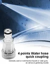 Faucet Adapter 4-point Hose Extension Adapter Hose Coupling for Garden Yard Lawn
