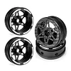 AMK Customized Supportting 4Pcs Carbon Fiber 12mm Hex Hub 1.9 Beadlock Wheels Rims for 1/10 RC Crawler Car Axial SCX10 TRX6 Gen8 Gelande TRX4 Upgrades (3)