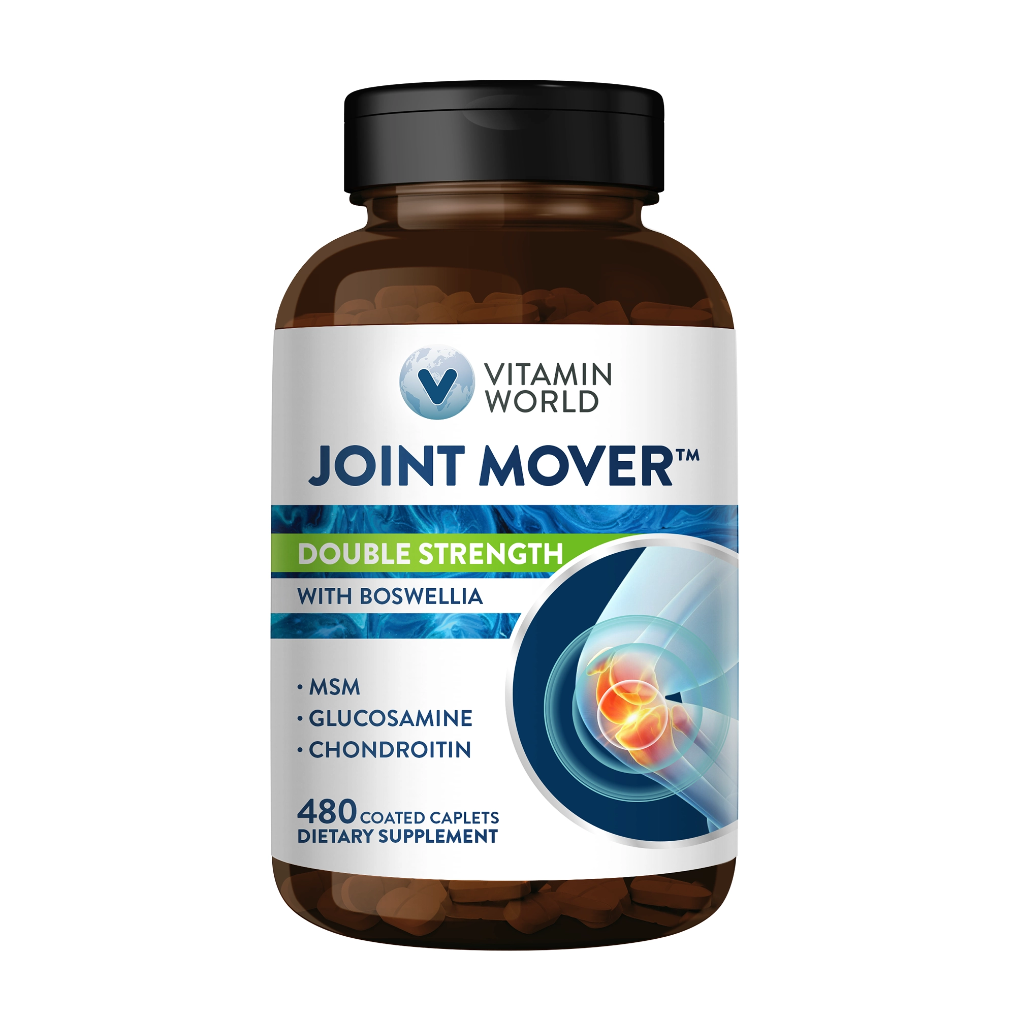 Double Strength Joint Mover, 480 Caplets