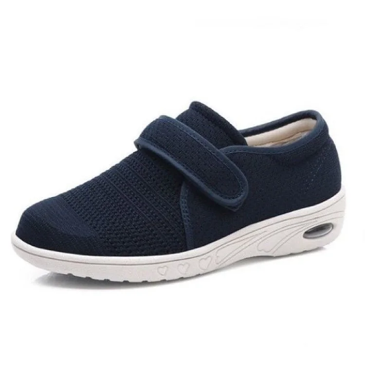 Sale|Blue UK 4	\Beige UK 4.5|Plus Size Wide Shoes For Swollen Feet Width Shoes shopify Stunahome.com