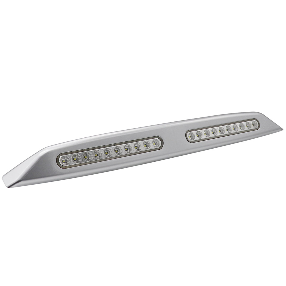 

LED RV Awning Light 20 LED Marine Camper Exterior Porch Lamp Silver Housing, 501 Original