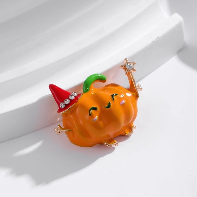 Elegant Cute Ice Cream Pumpkin Witches Knot Alloy Women’s Brooches