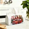 Large Size DIY Gnome Christmas Truck Diamond Painting Tissue Box