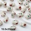 Lovely Hand Painting Dog Koala Ceramic Beads DIY Accessories