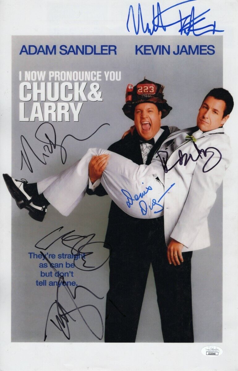 I Now Pronounce You Chuck & Larry Cast Signed Autograph 11X17 Photo Poster painting JSA II23340