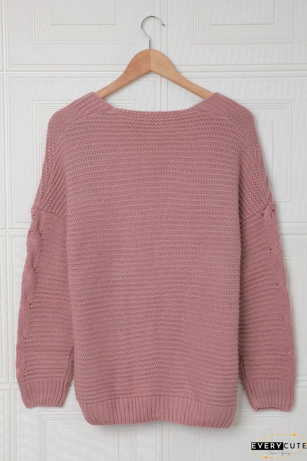 Hollow Out Knit Cardigan