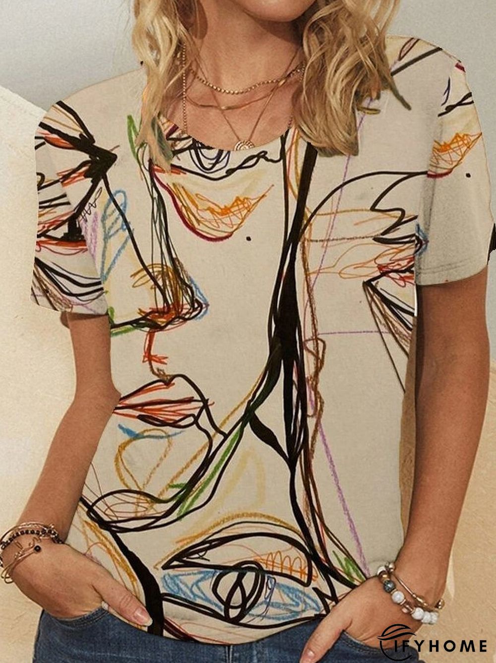 Short Sleeve Floral T-shirt | IFYHOME