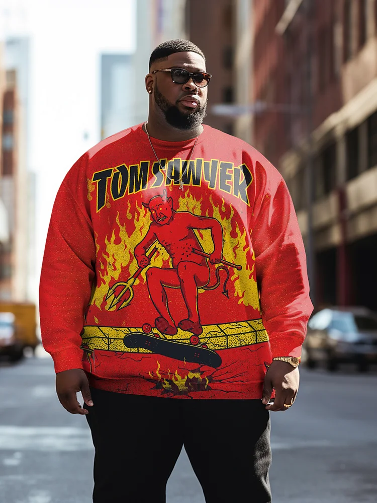 Men's Plus Size Tom’s Awyer Sweatshirt