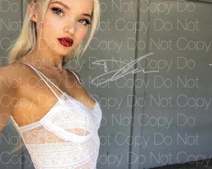 Dove Cameron signed Sexy Hot Liv Maddie 8X10 Photo Poster painting picture poster autograph RP 2