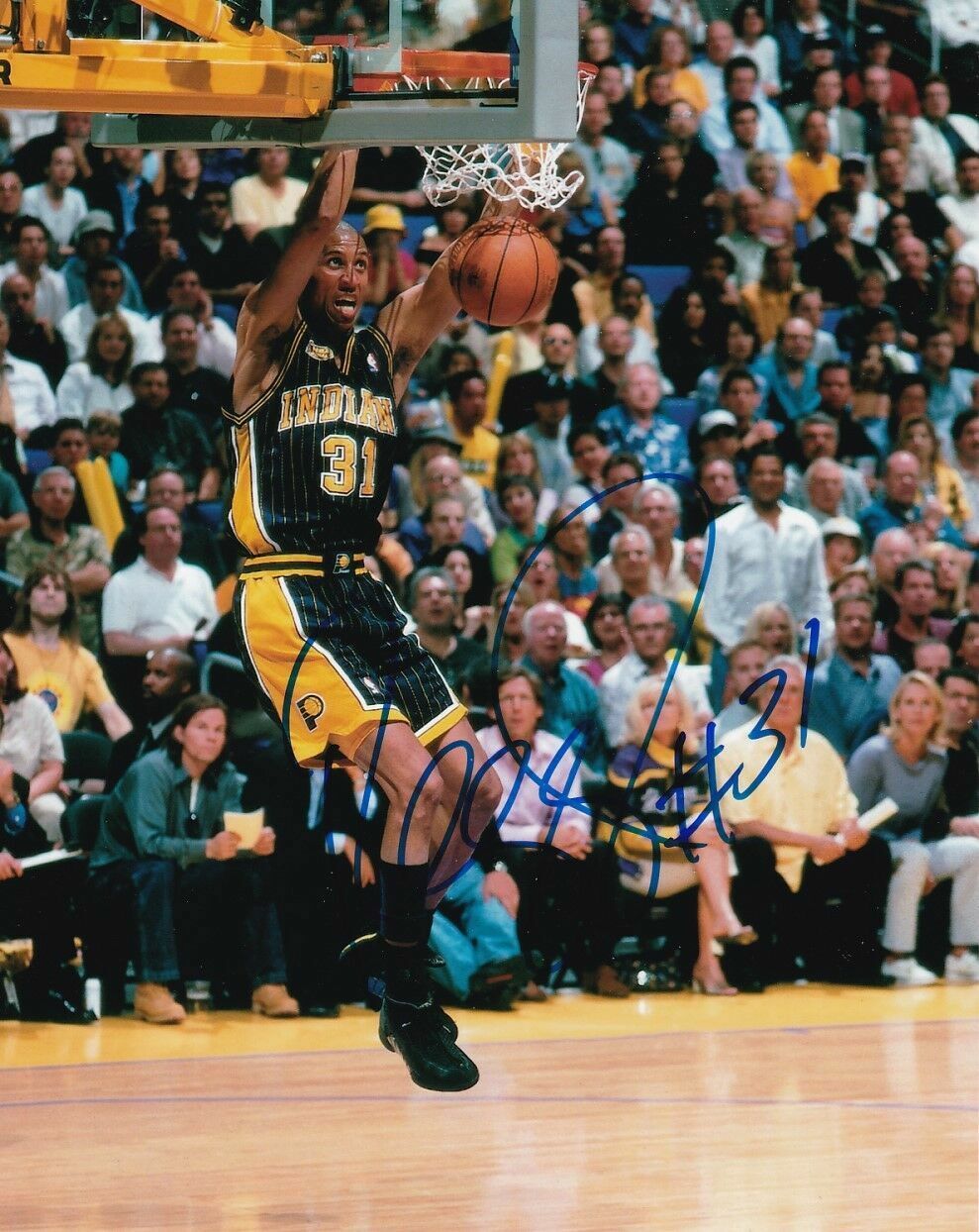 Reggie Miller Autographed Signed 8x10 Photo Poster painting ( HOF Pacers ) REPRINT