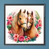 (40*40cm)Horse - Full Round Drill Diamond Painting
