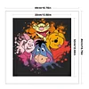 Silhouette Winnie The Pooh-11CT Stamped Cross Stitch 40*40cm