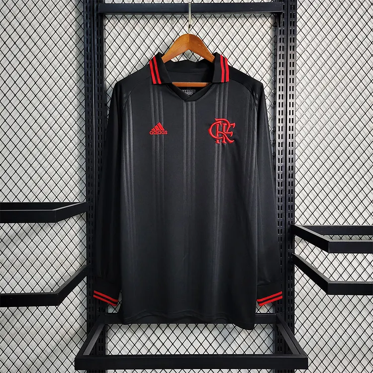 2019 Flamengo Black Jersey (Long Sleeve)