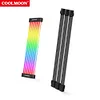 COOLMOON Light Strip 8Pin/24Pin ARGB Power Supply Decorative Line 5V Sync Replacement Multifunctional DIY for Power Supply Unit