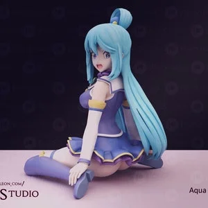 Pornhint Aqua Konosuba Anime Doll AoS war games Dungeons Proxy Descent Role Dragons Descent RPG Tabletop nsfw Pink Studio NSFW