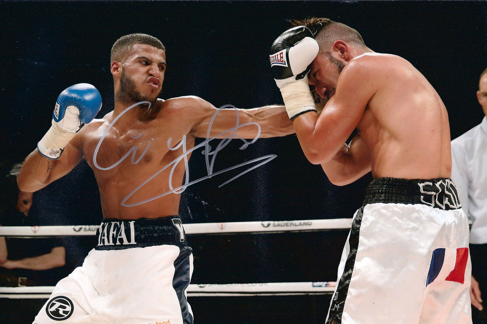 Gamal YAFAI Signed 12x8 Autograph Photo Poster painting AFTAL COA Bantamweight Boxer