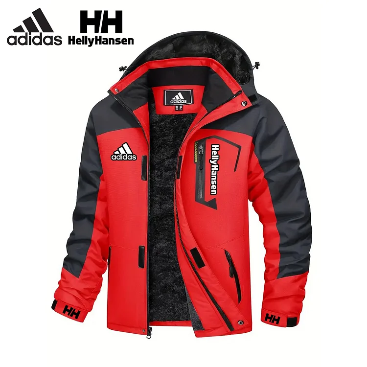 Značky ADIDAS a Helly Hansen spojili sily, aby vytvorili tepl&uacute;, vetruodoln&uacute; zimn&uacute; bundu s fl&iacute;sovou pod&scaron;&iacute;vkou, ktor&aacute; je ide&aacute;lna na outdoorov&eacute; aktivity.