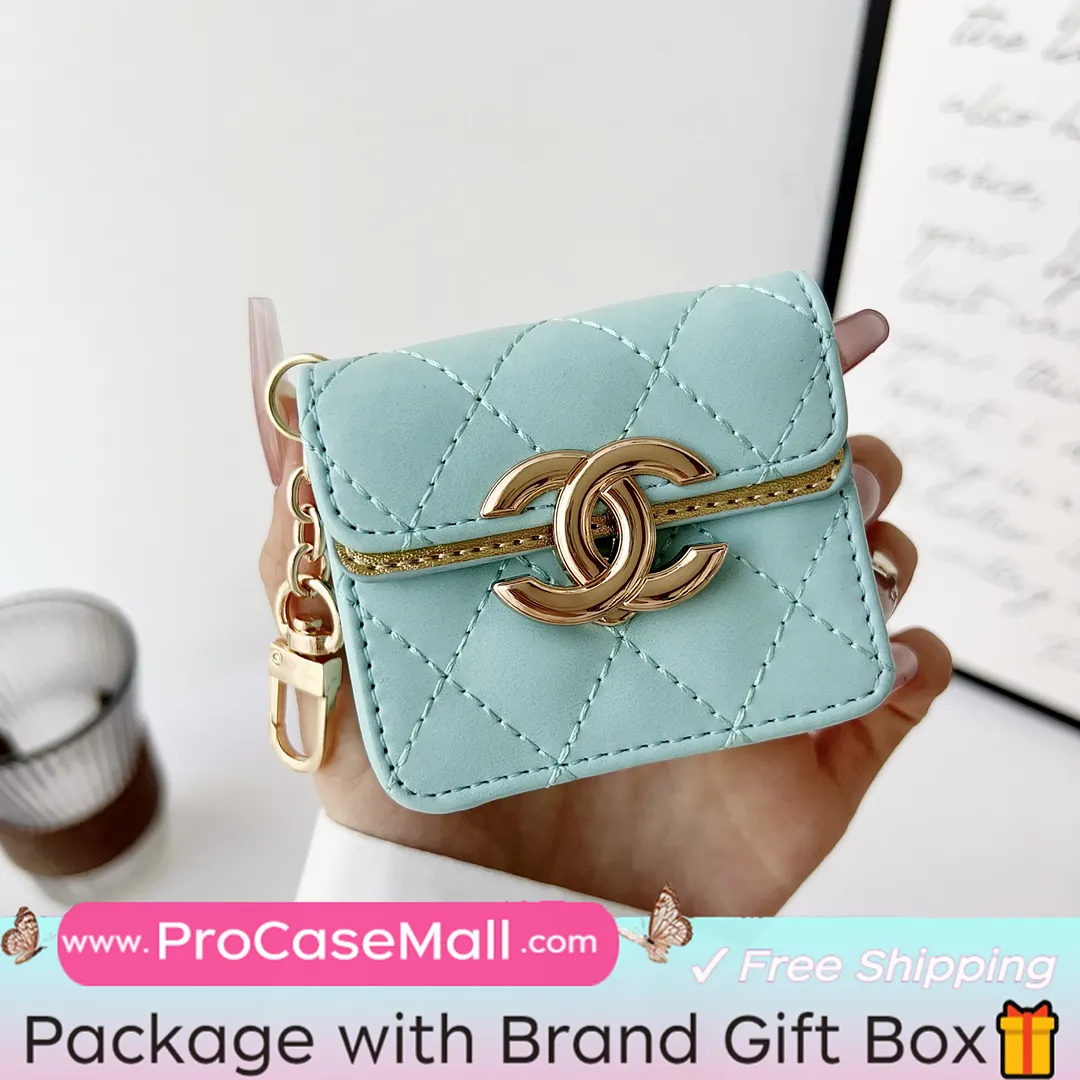 CHANEL MINI CROSSBODY BAG UNIVERSAL STYLE WIRELESS HEADPHONE LEATHER CASE