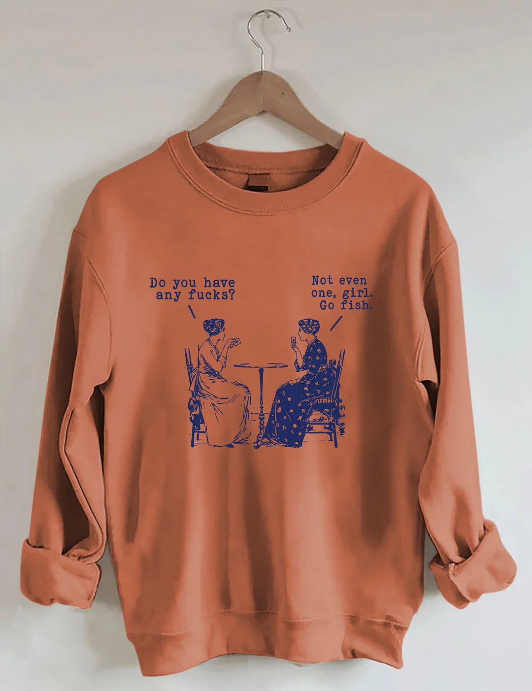 Go Fish Girl Funny Cuss Curse Words Sweatshirt