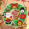 DIY Special Shaped Diamond Painting Wall Decor Wreath Kit(Santa Snowman)