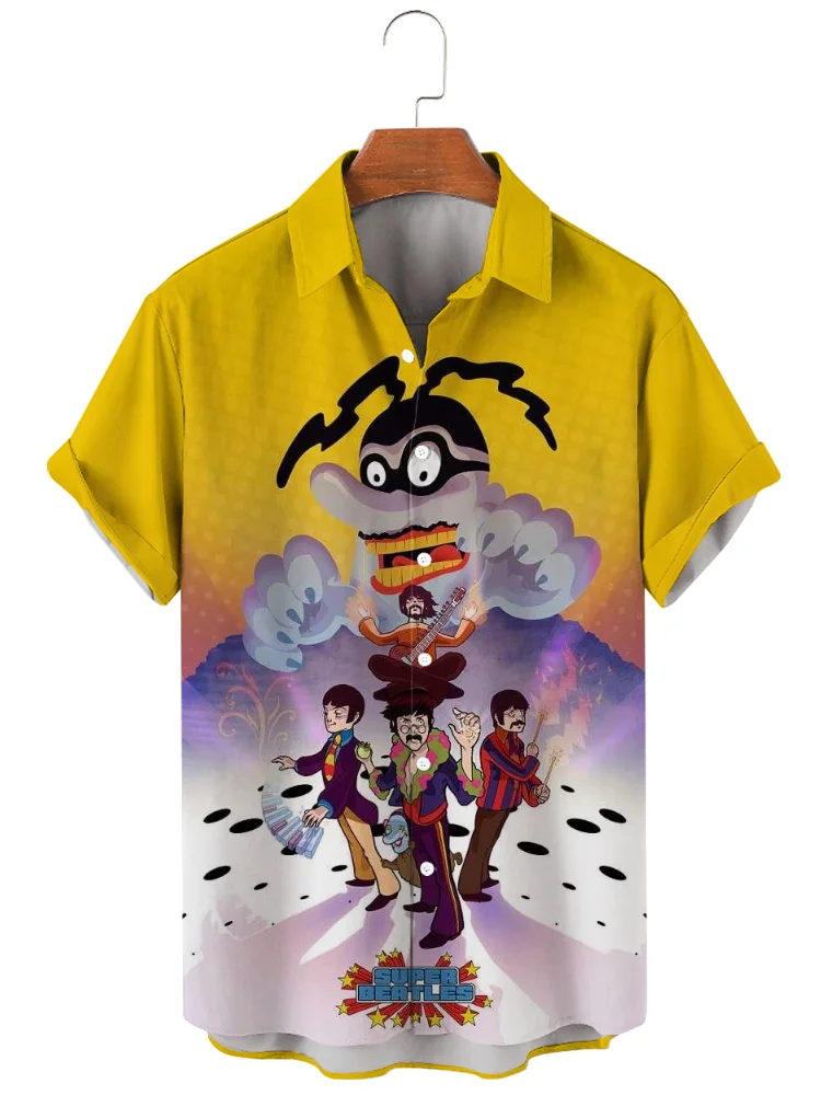 Teecade Teecade The Beatles Art Print Shirt