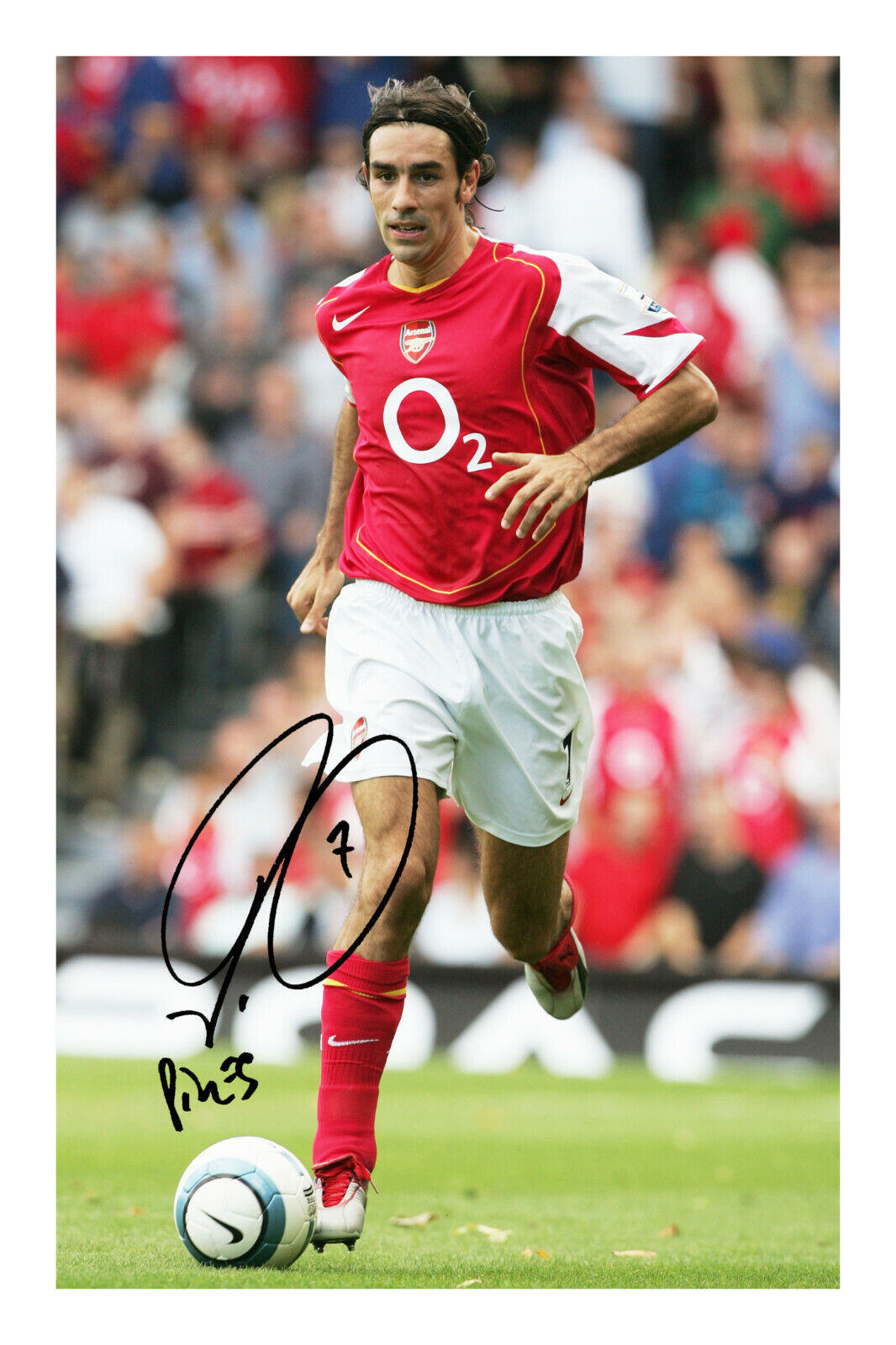 Robert Pires Signed Autograph Photo Poster painting Print Arsenal FC Football