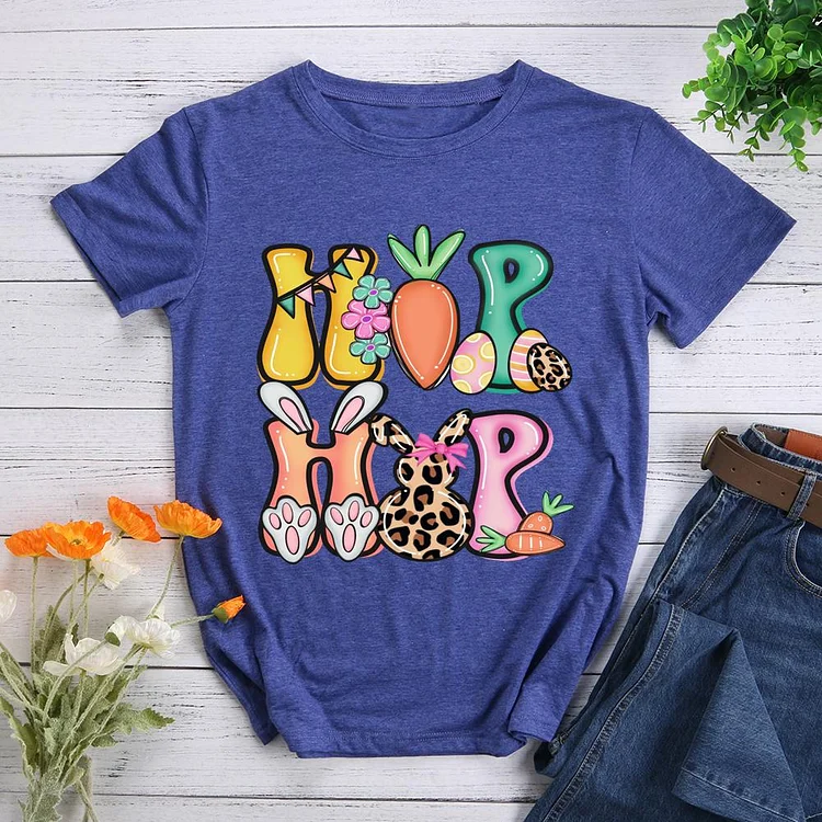 Easter Hip Hop Round Neck T-shirt-Annaletters