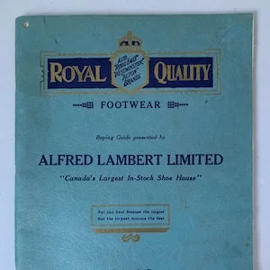 Pornhint Vintage Royal Quality Footwear Catalogue, 1929 Alfred Lambert Footwear Catalogue, Vintage shoe advertisement, 1929 Advertising, Vintage feet