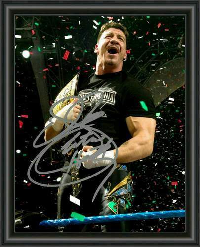 WWE Eddie Guerrero SIGNED WRESTLING PROMO- A4 AUTOGRAPHED Photo Poster painting POSTER