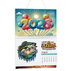 2026 Balloon DIY Diamond Dots Painting Kit Diamond Art Home Paper Desk Calendar