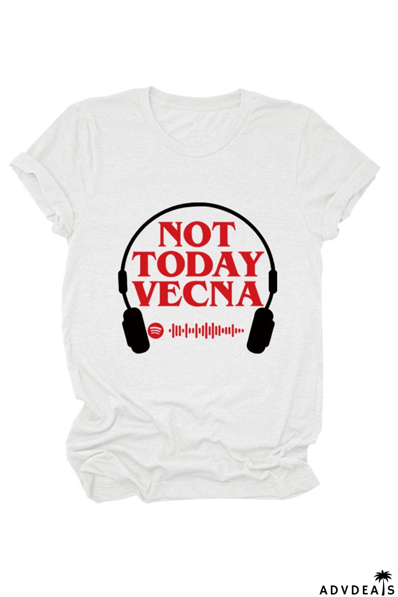 Not Today Vecna Printed T-shirt