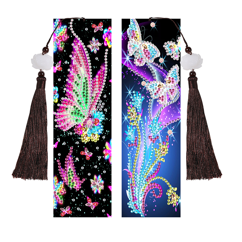 DIY Diamond Painting Leather Bookmark Special-shaped Drill Tassel (SQ037)