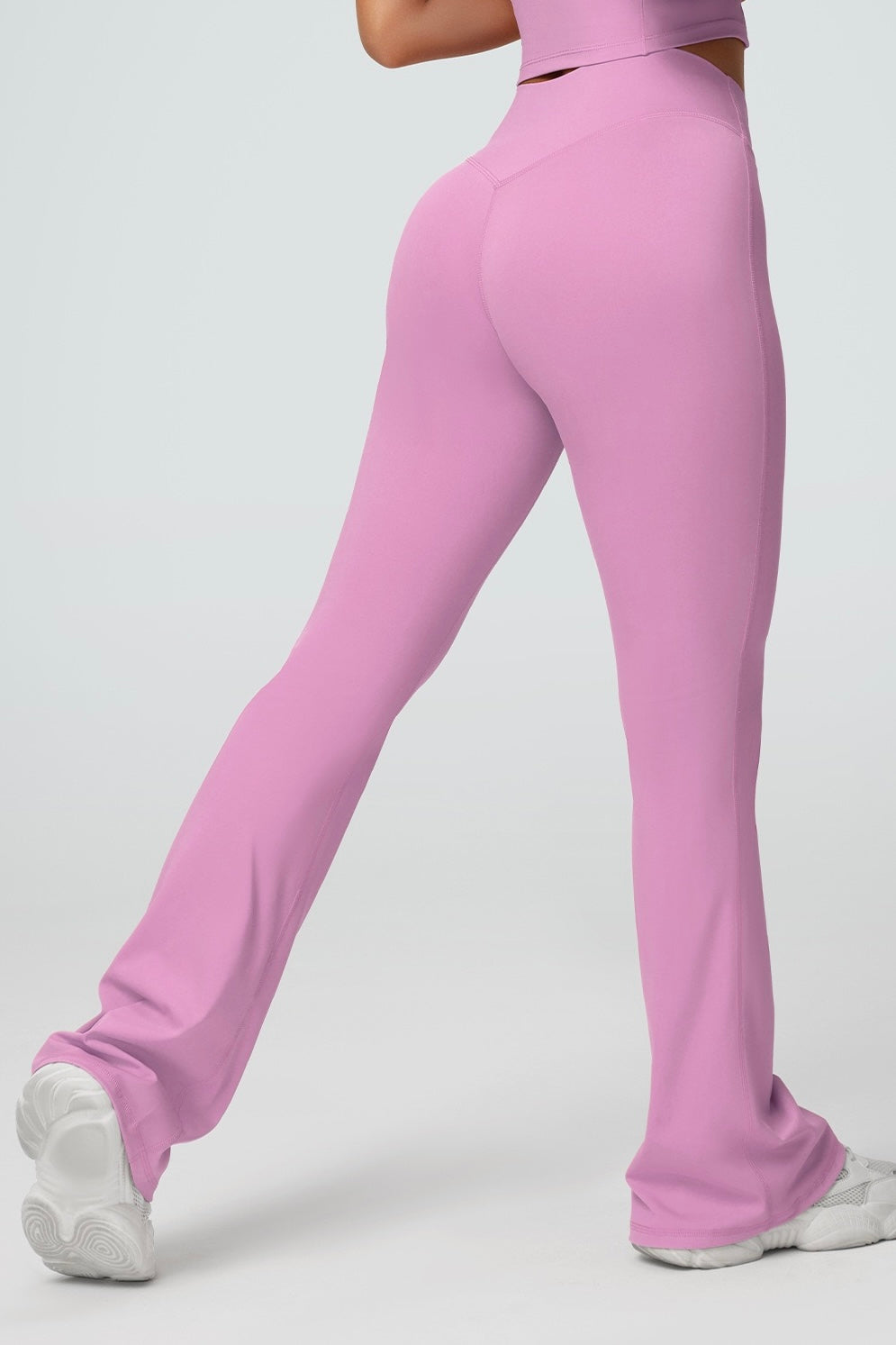 High Rise Crossover Flare Legging