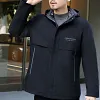 🔥Offre sp&eacute;ciale &agrave; dur&eacute;e limit&eacute;e : 50 % de r&eacute;duction🔥 Parka d'hiver &agrave; capuche pour homme avec doublure en fausse fourrure