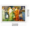 A Masque for the Four Seasons-14CT Stamped Cross Stitch 65*45cm