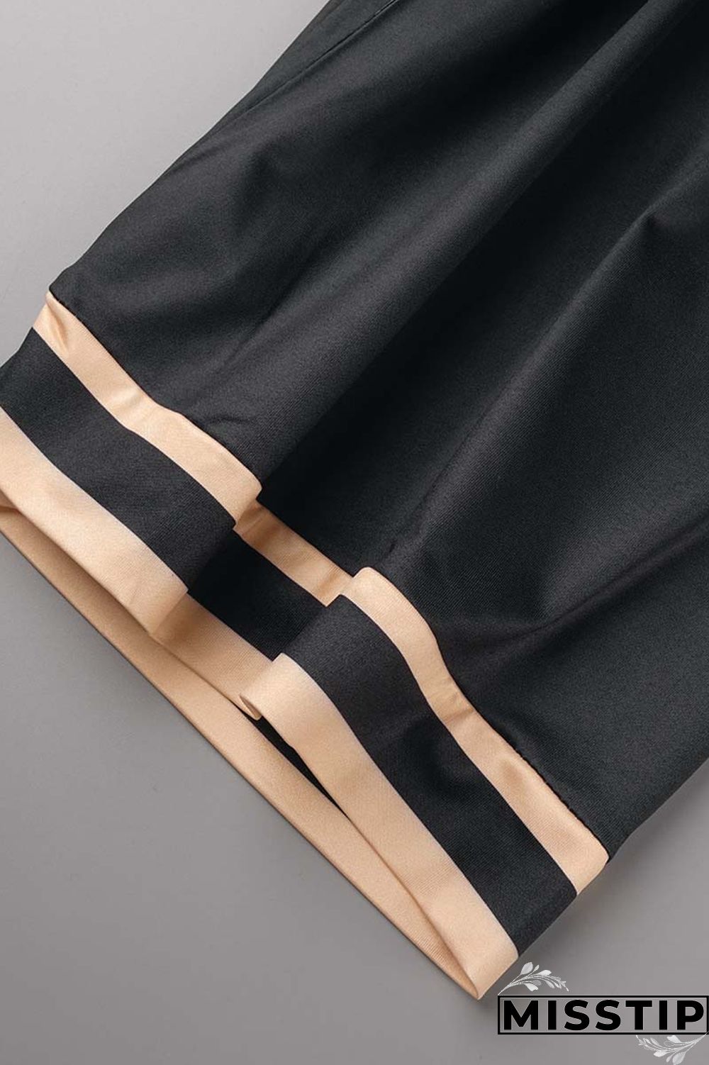 Apricot Casual Print Patchwork V Neck Three Quarter Two Pieces