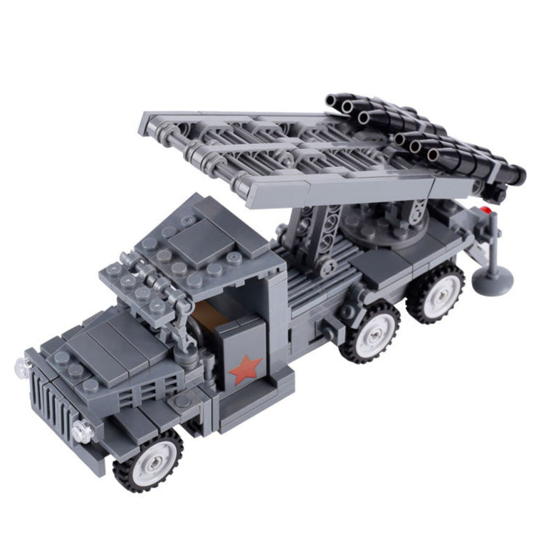 WW2 Soviet BM-13 Katyusha Rocket System Custom Military MOC Minifigure Bricks monstertoys