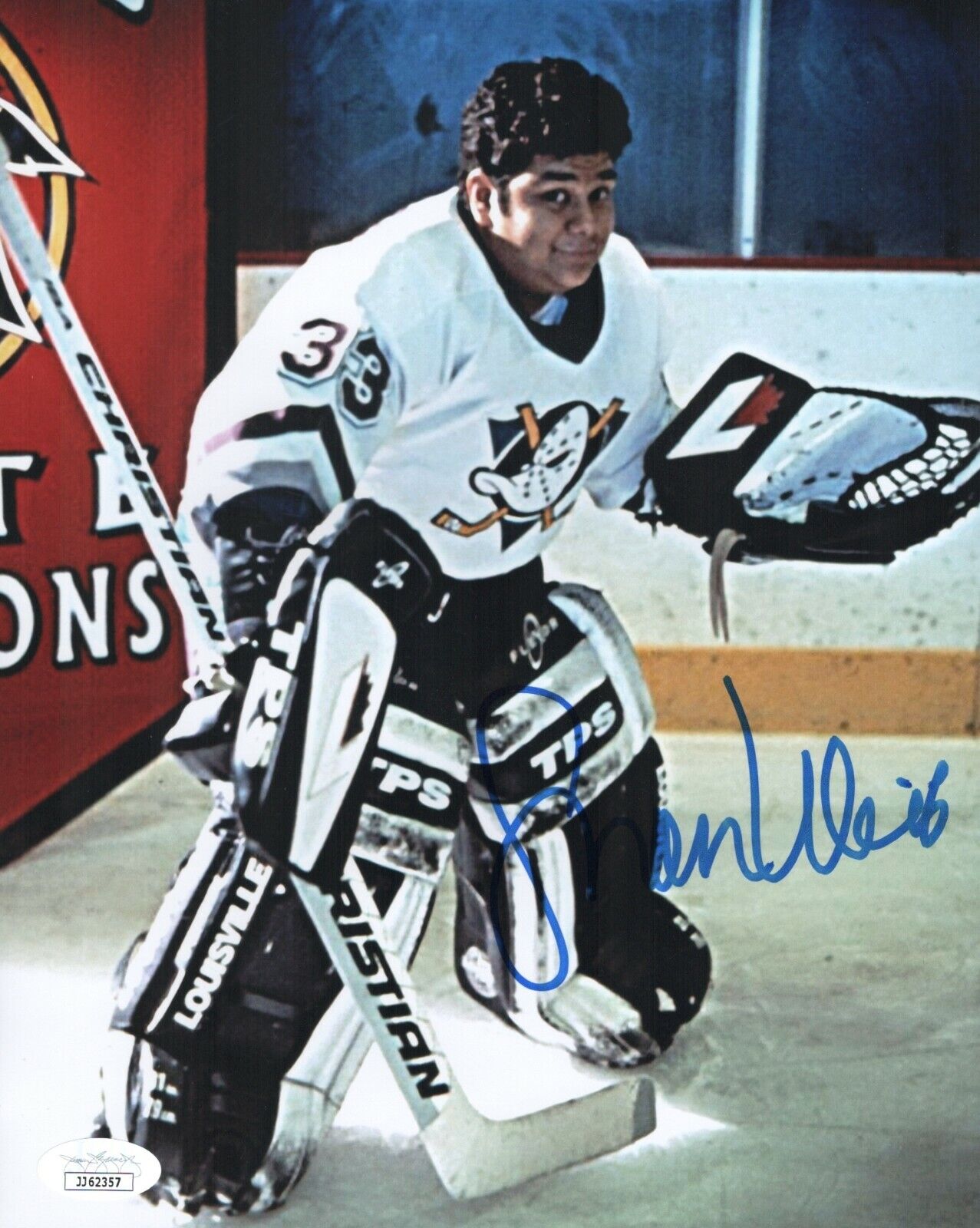 SHAUN WEISS Signed 8x10 Photo Poster painting Greg Goldberg The Mighty Ducks #33 COA JSA Cert