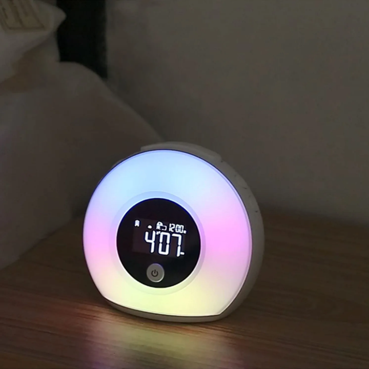 RGB Wake Up Light Alarm Clock with Bluetooth Speaker - Appledas