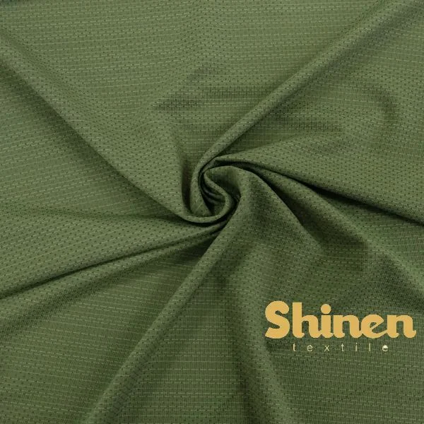 170gsm,88%NYLON+12%ELASTIC,Butterfly hole Knitted Sport Shirts Bird Eye Moisture Absorption Quick Drying Mesh Fabric