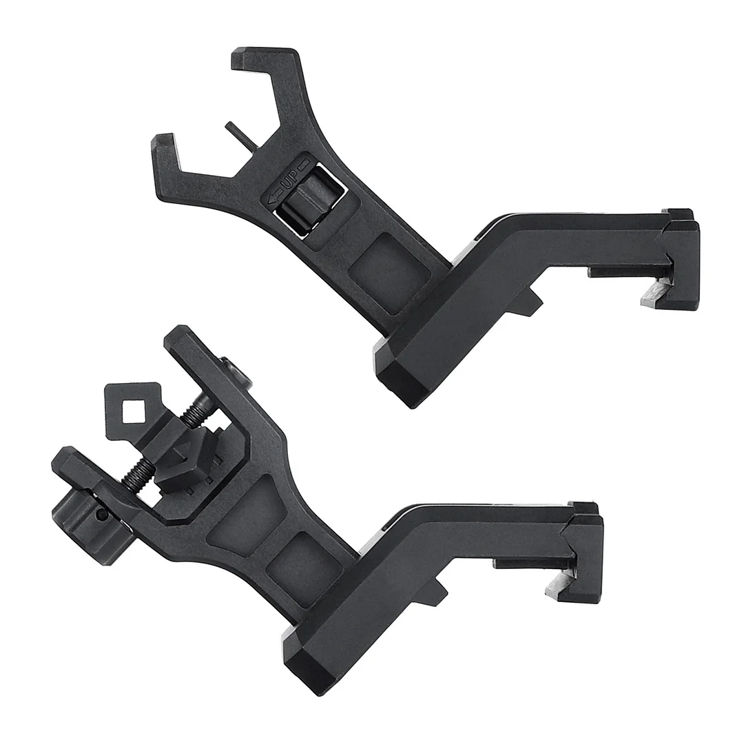 ohhunt&reg; Flip Up Sight 45 Degree Offset Rapid Transition Front and Backup Rear Sight