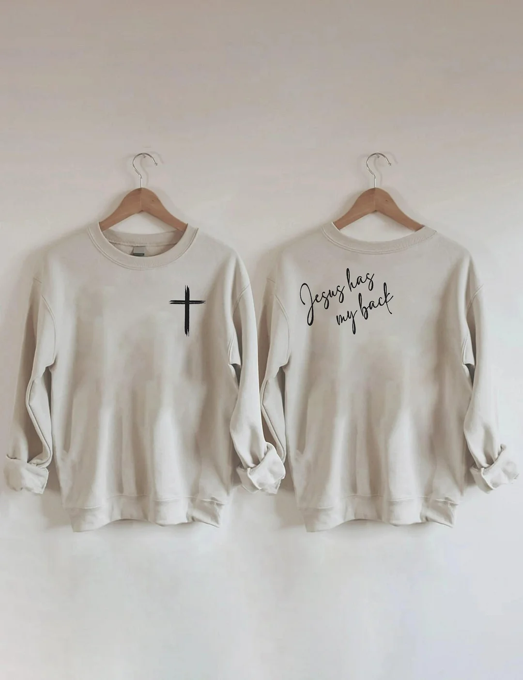 JESUS HAS My BACK Sweatshirt